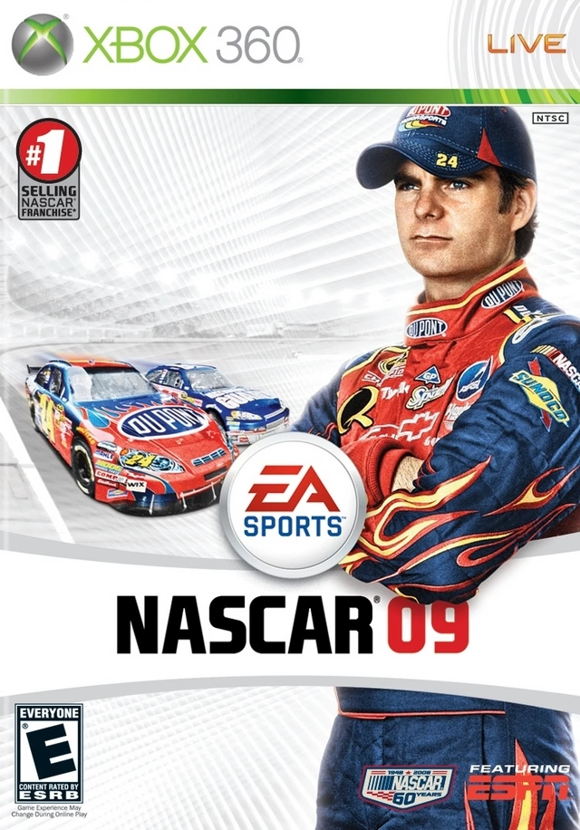 Capa do jogo NASCAR 09