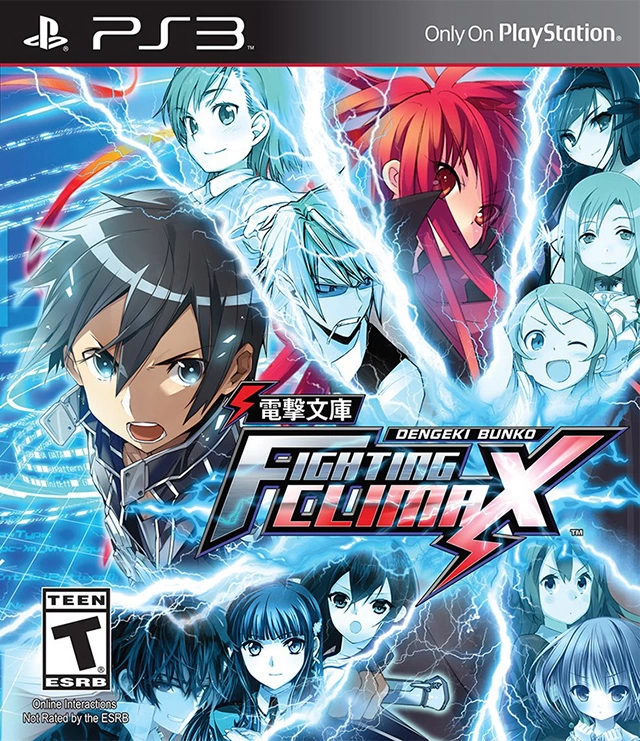 Capa do jogo Dengeki Bunko: Fighting Climax