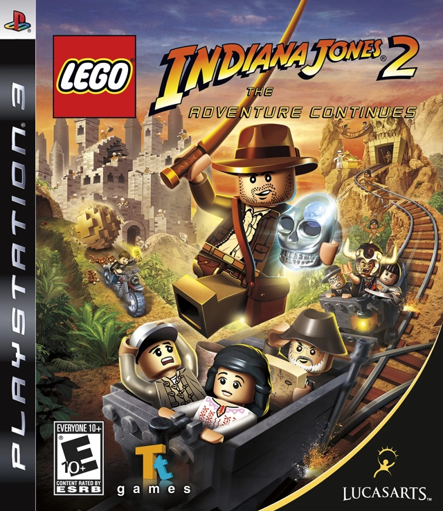 Capa do jogo LEGO Indiana Jones 2: The Adventure Continues