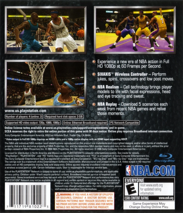 NBA 07 cover