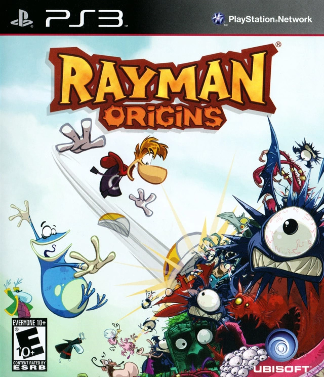 Capa do jogo Rayman Origins