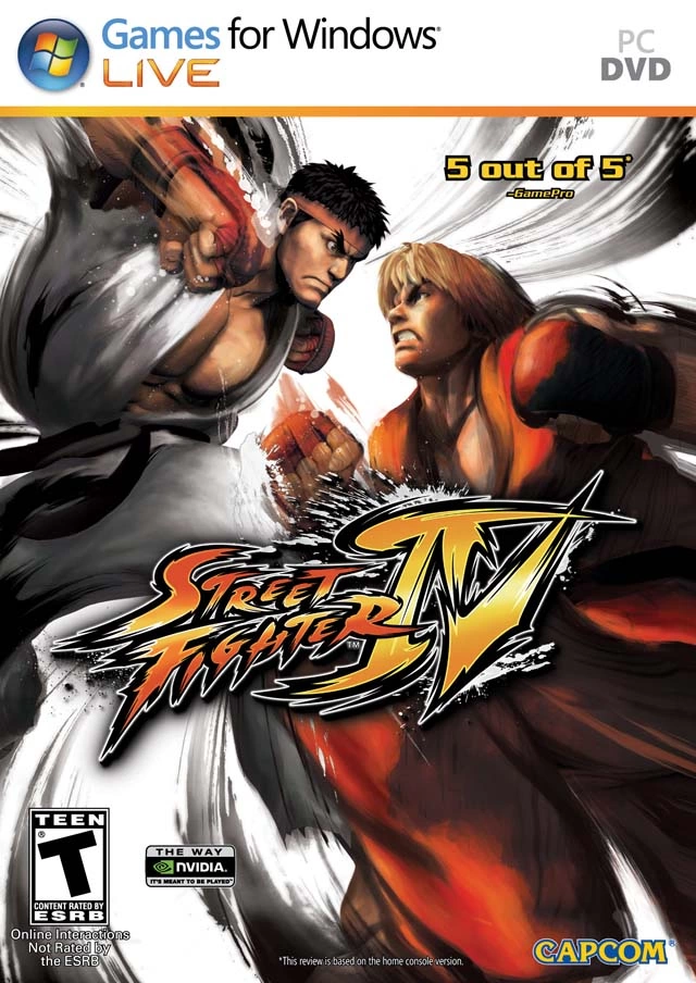 Capa do jogo Street Fighter IV