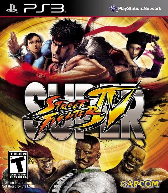 Capa do jogo Super Street Fighter IV