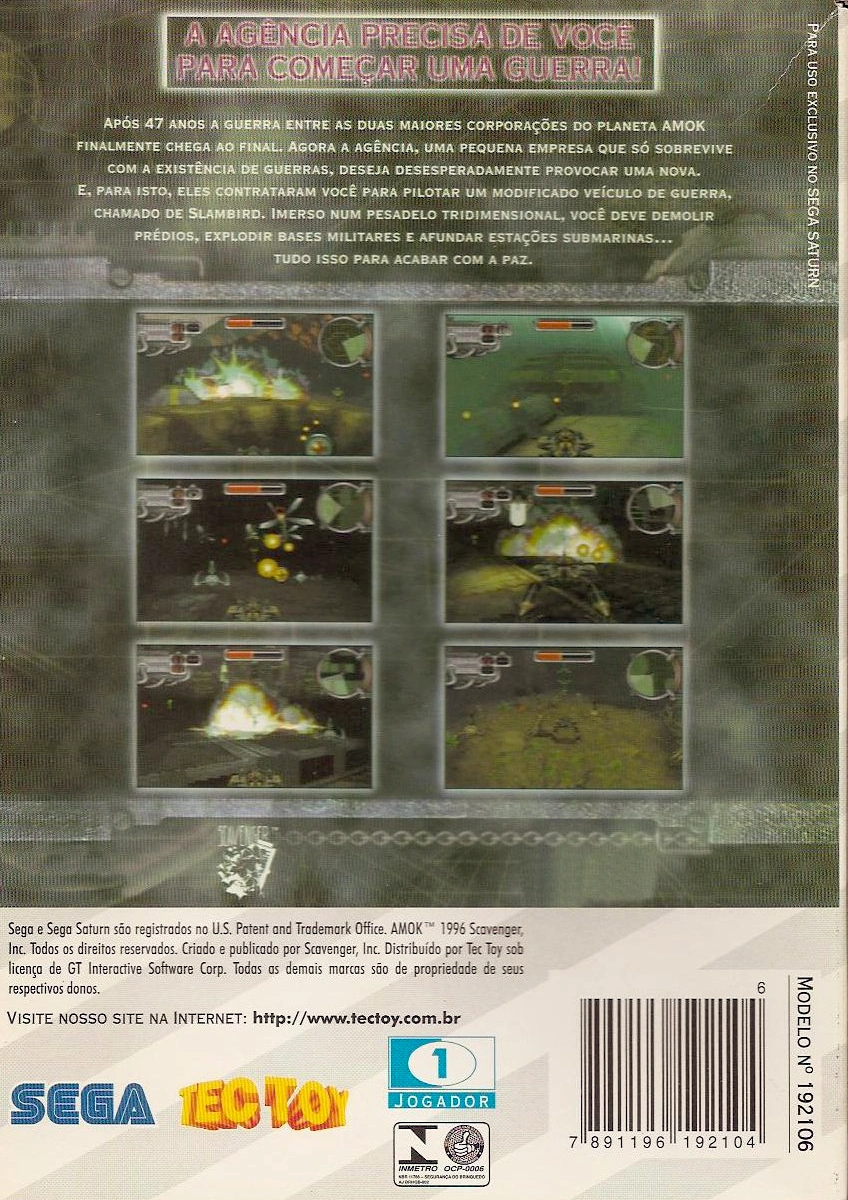 Capa do jogo AMOK