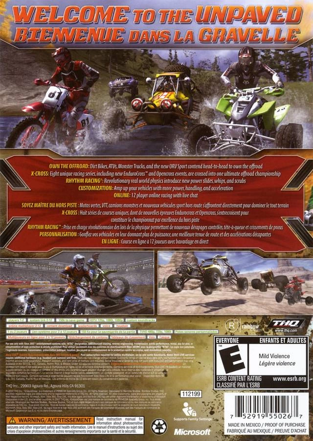 Capa do jogo MX vs. ATV: Untamed