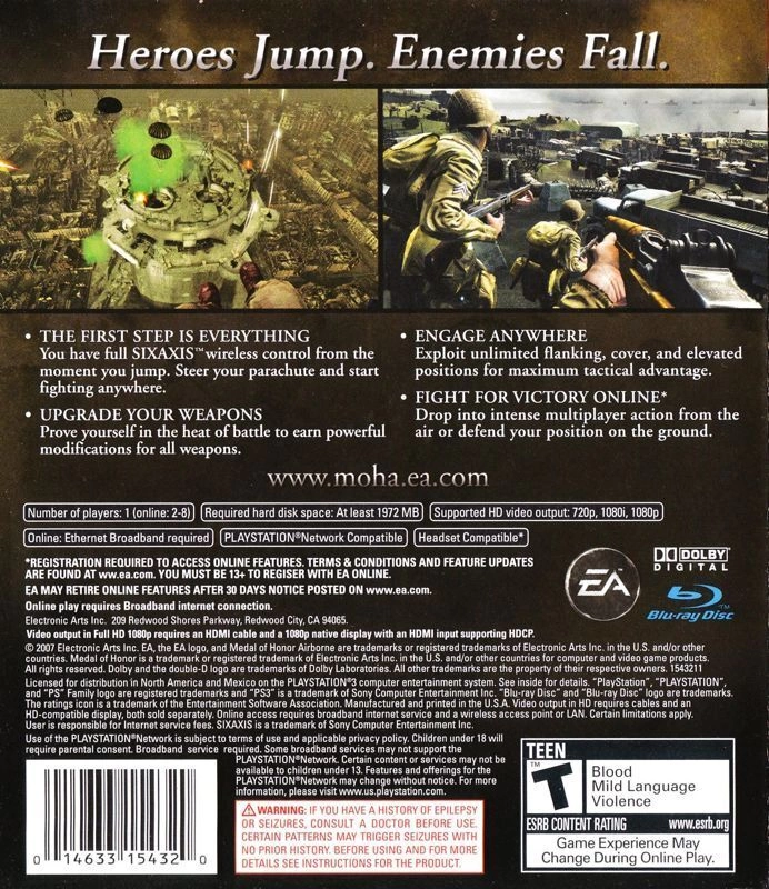 Medal of Honor: Airborne cover