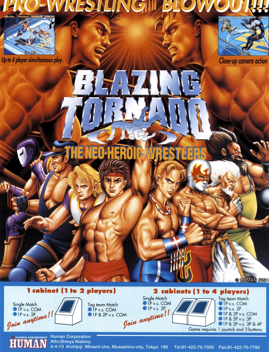 Capa do jogo Blazing Tornado