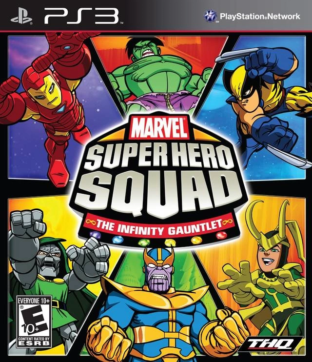 Capa do jogo Marvel Super Hero Squad: The Infinity Gauntlet