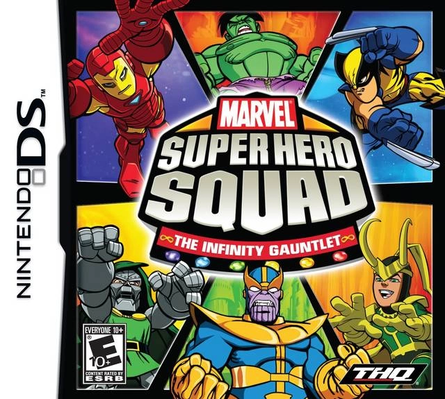 Capa do jogo Marvel Super Hero Squad: The Infinity Gauntlet