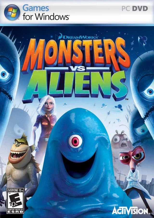 Capa do jogo Monsters vs. Aliens