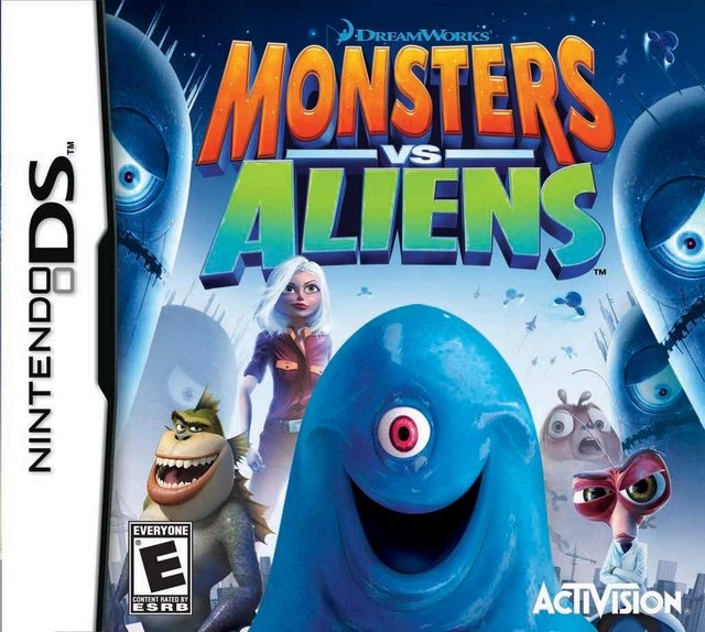 Capa do jogo Monsters vs. Aliens