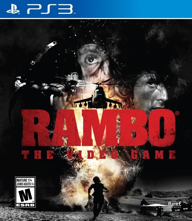 Capa do jogo Rambo: The Video Game