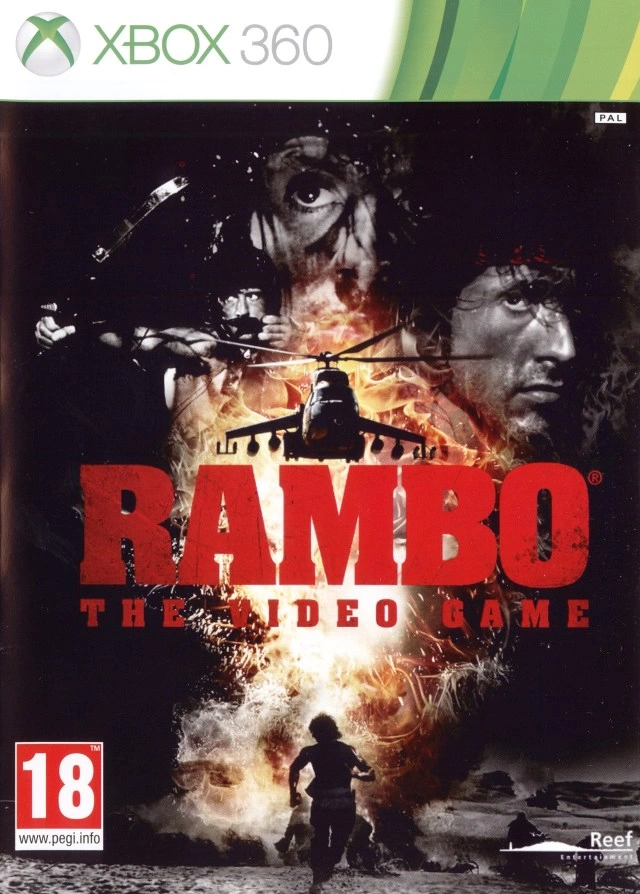 Capa do jogo Rambo: The Video Game