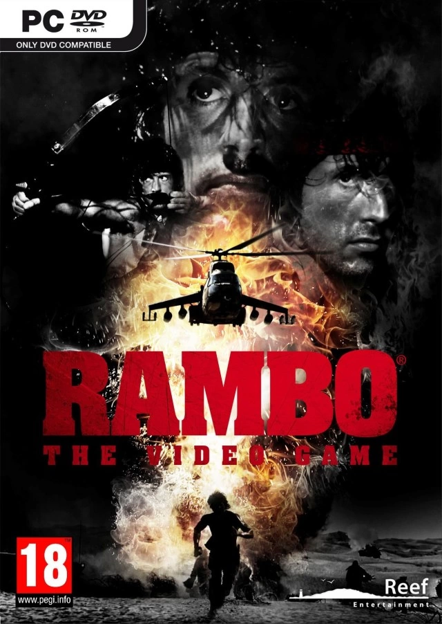 Capa do jogo Rambo: The Video Game