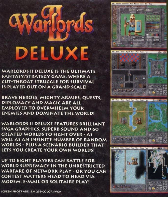 Capa do jogo Warlords II Deluxe