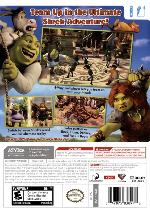 Capa do jogo Shrek Forever After: The Final Chapter