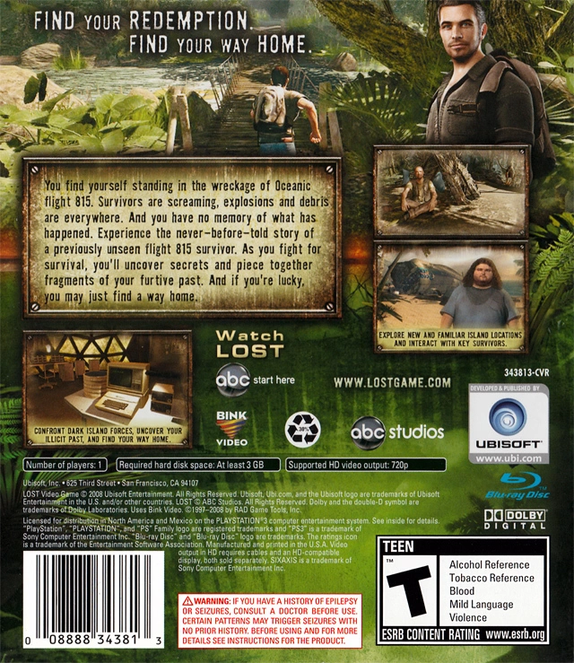 Capa do jogo Lost: Via Domus - The Video Game