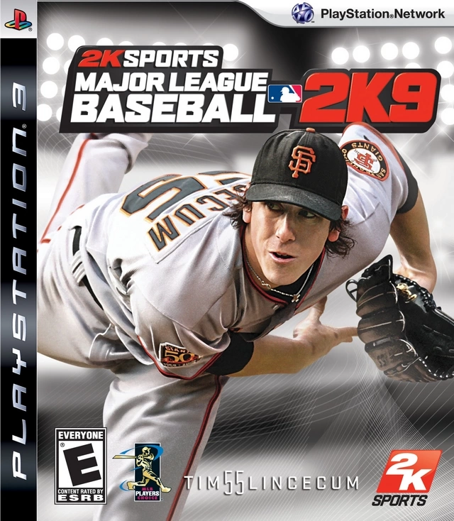 Capa do jogo Major League Baseball 2K9