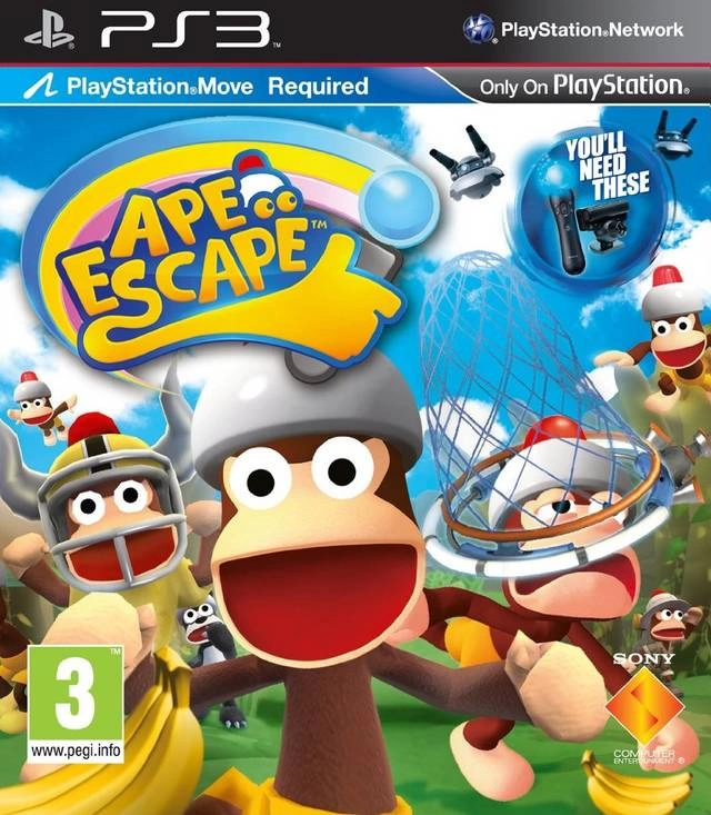 Capa do jogo PlayStation Move: Ape Escape