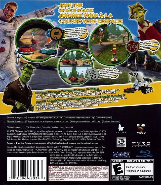 Capa do jogo Planet 51: The Game