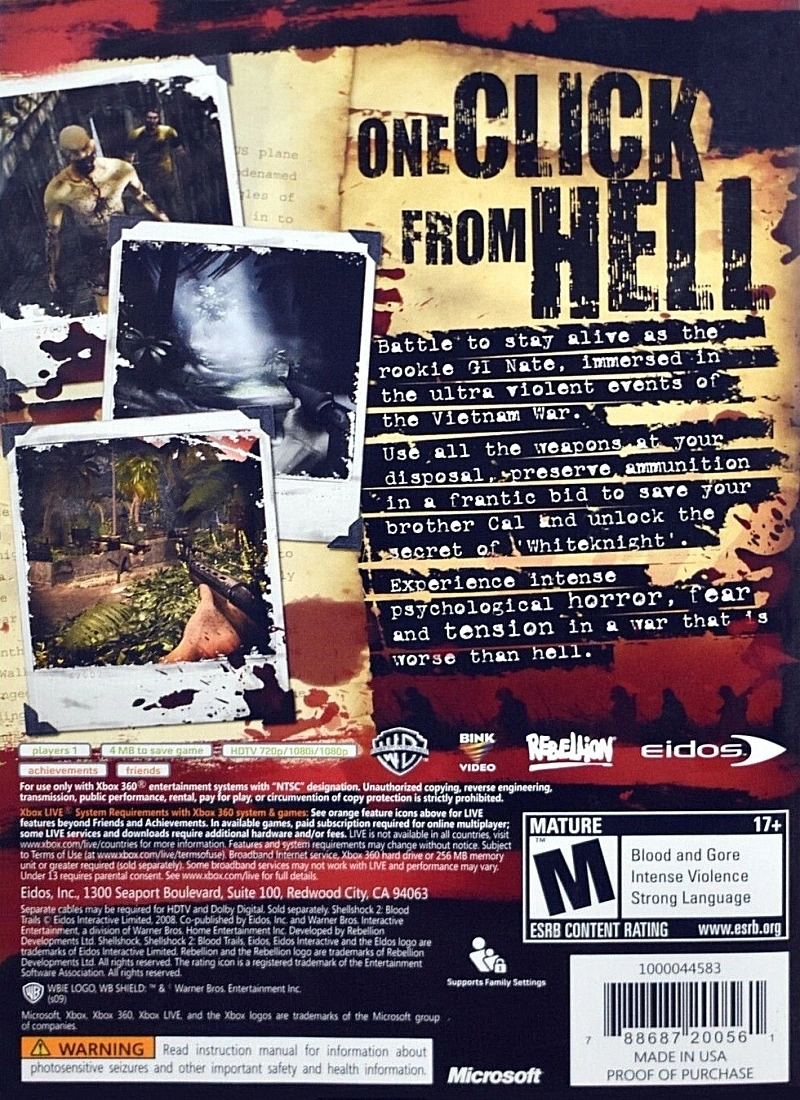 Capa do jogo Shellshock 2: Blood Trails