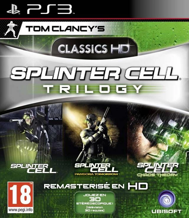 Tom Clancys Splinter Cell Classic Trilogy HD cover