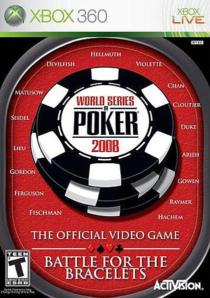 Capa do jogo World Series of Poker 2008: Battle for the Bracelets