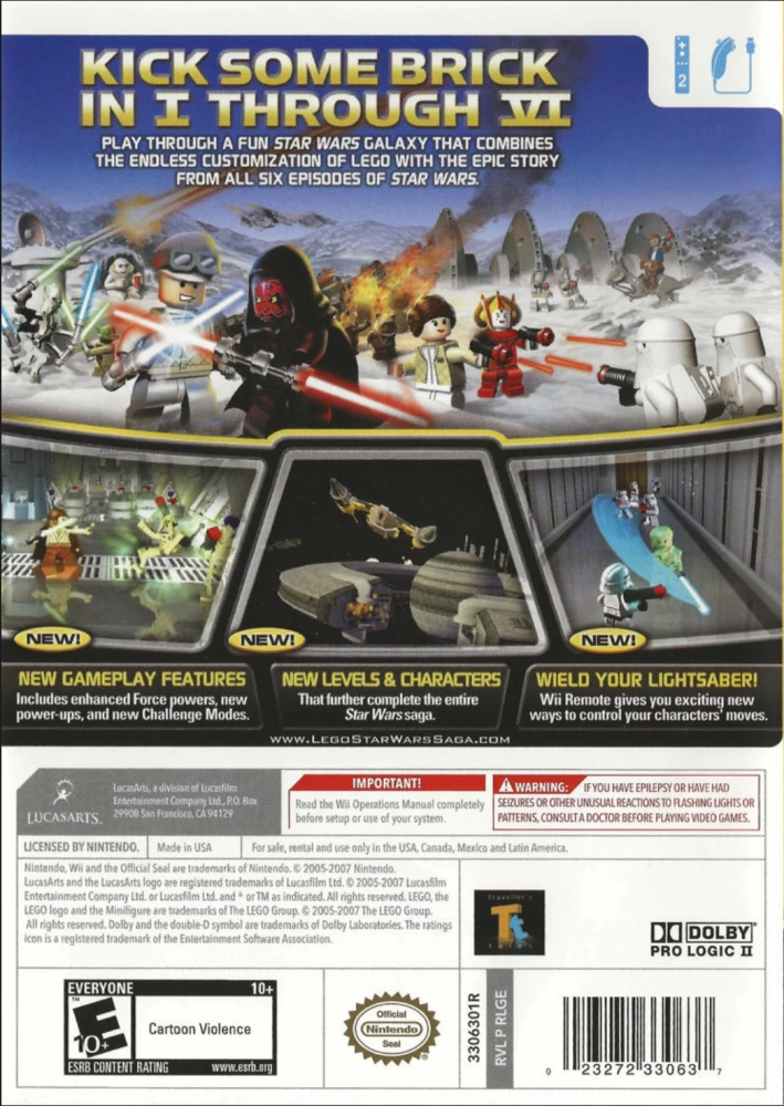 LEGO Star Wars: The Complete Saga cover