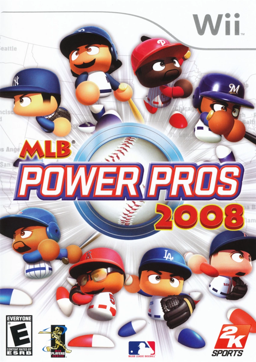 Capa do jogo MLB Power Pros 2008