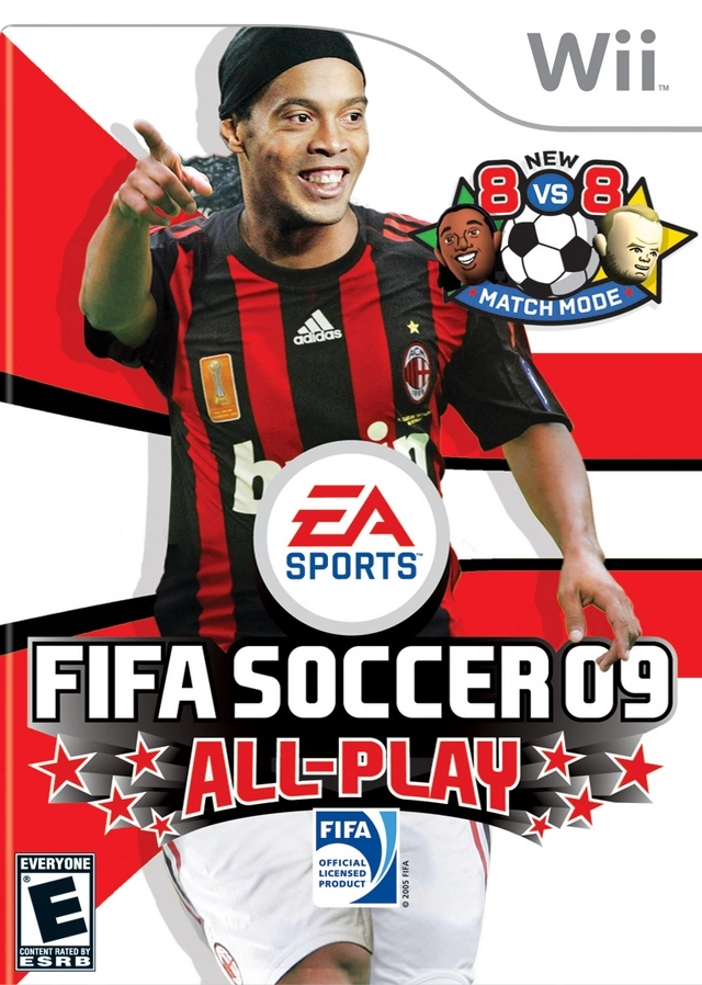 Capa do jogo FIFA Soccer 09 All-Play