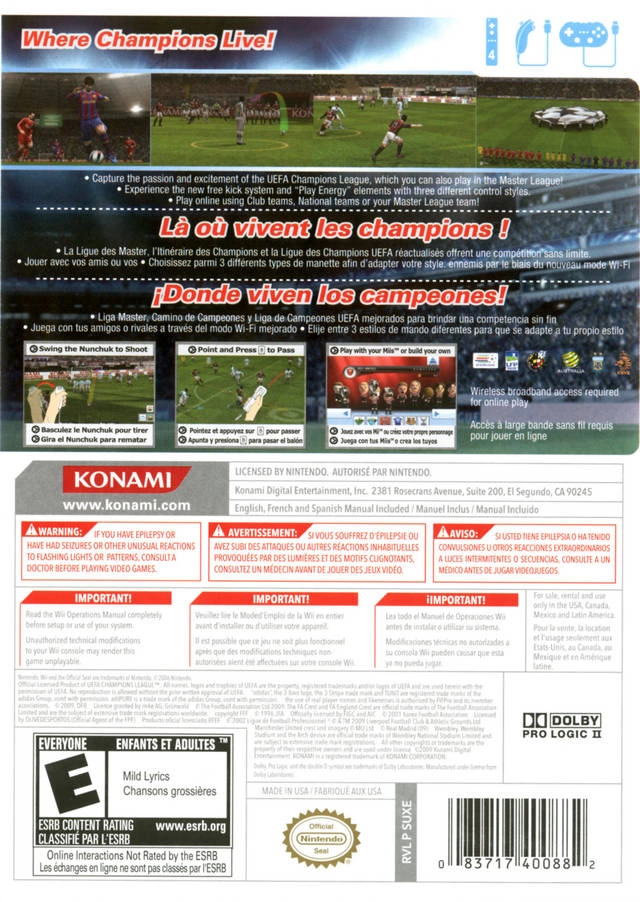 Capa do jogo PES 2010: Pro Evolution Soccer