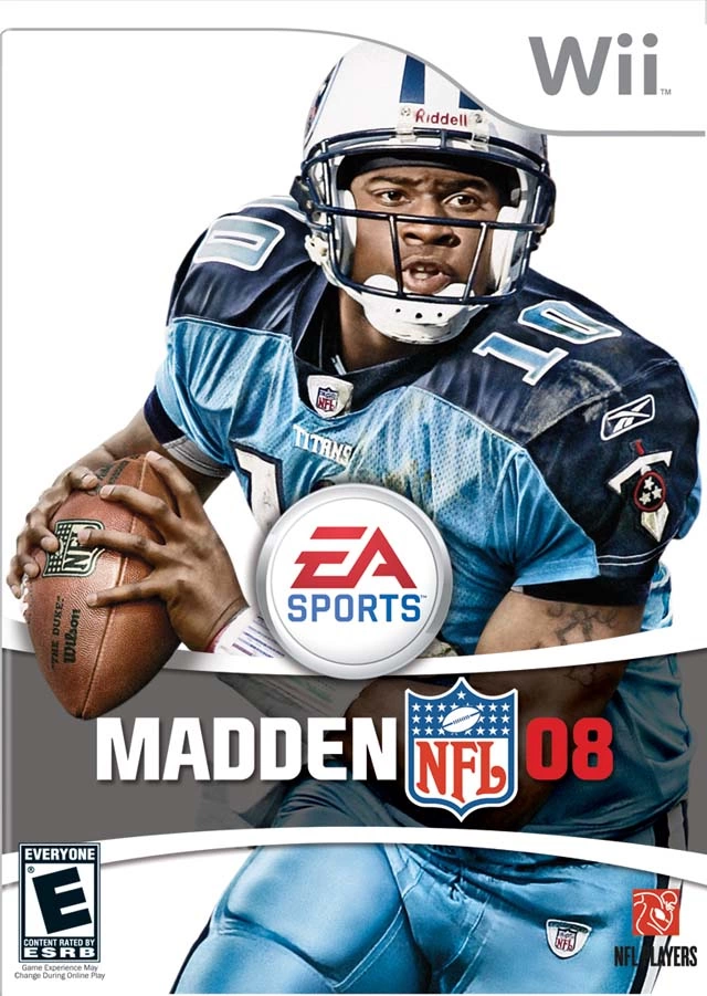 Capa do jogo Madden NFL 08