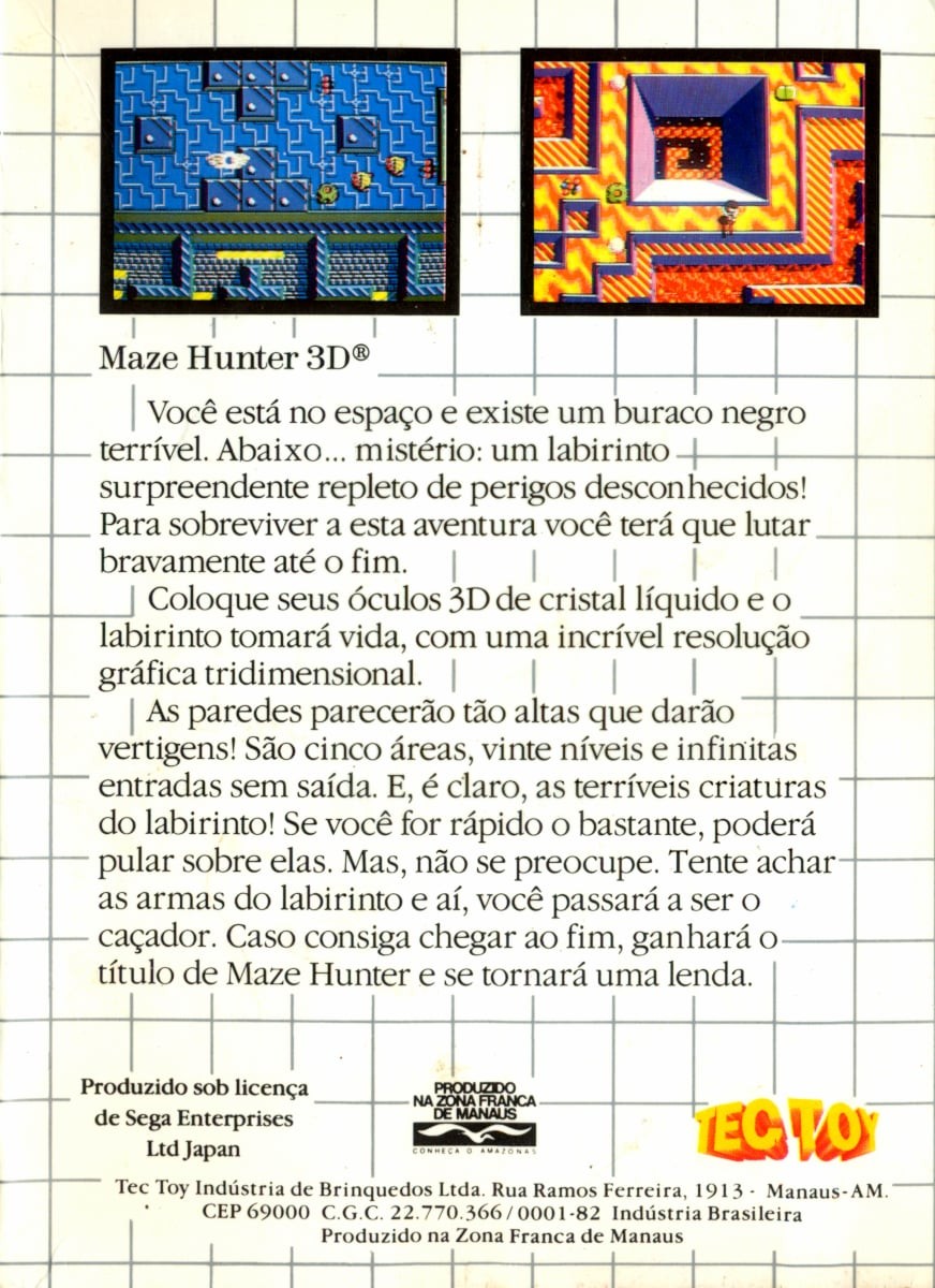 Maze Hunter 3-D cover