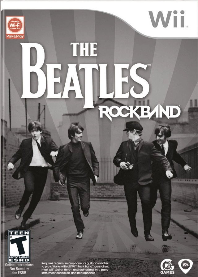 Capa do jogo The Beatles: Rock Band