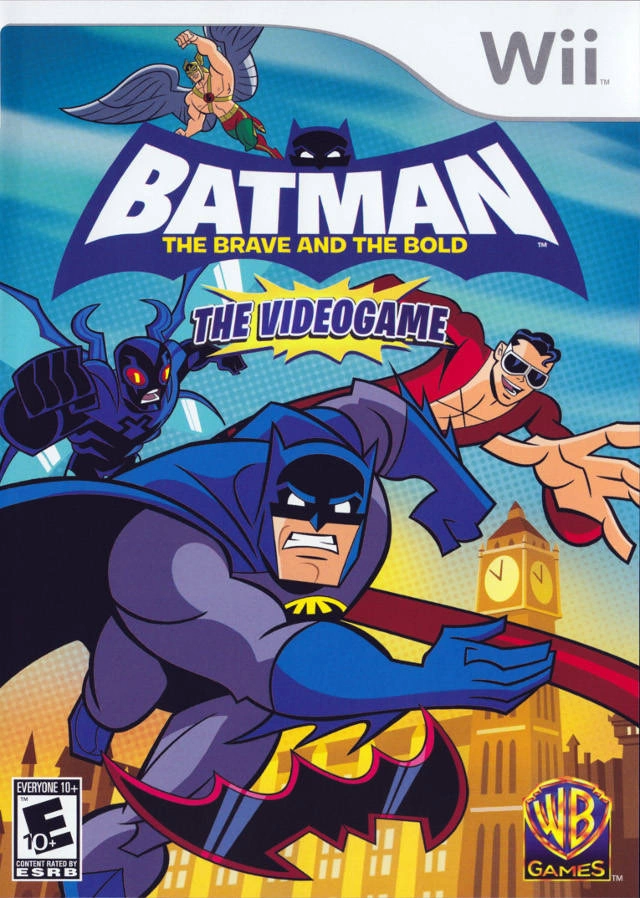 Capa do jogo Batman: The Brave and The Bold - The Videogame