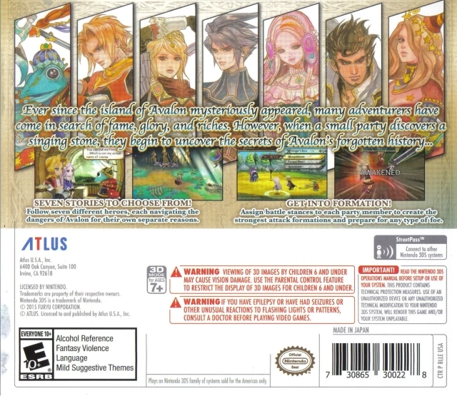 Capa do jogo The Legend of Legacy