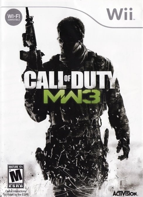 Capa do jogo Call of Duty: MW3