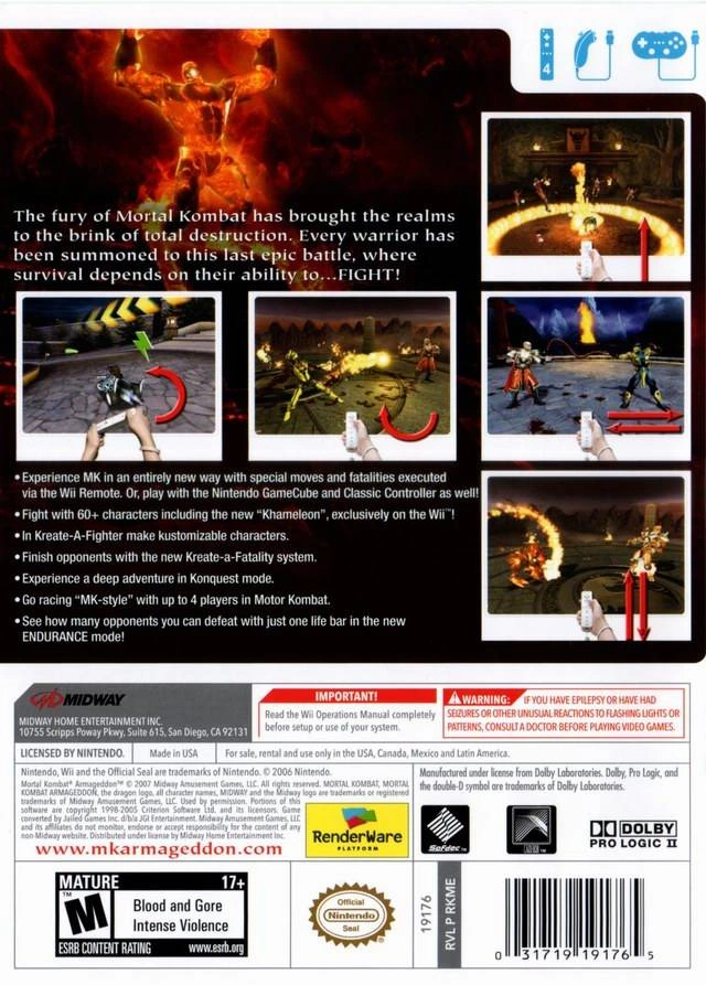 Mortal Kombat: Armageddon cover