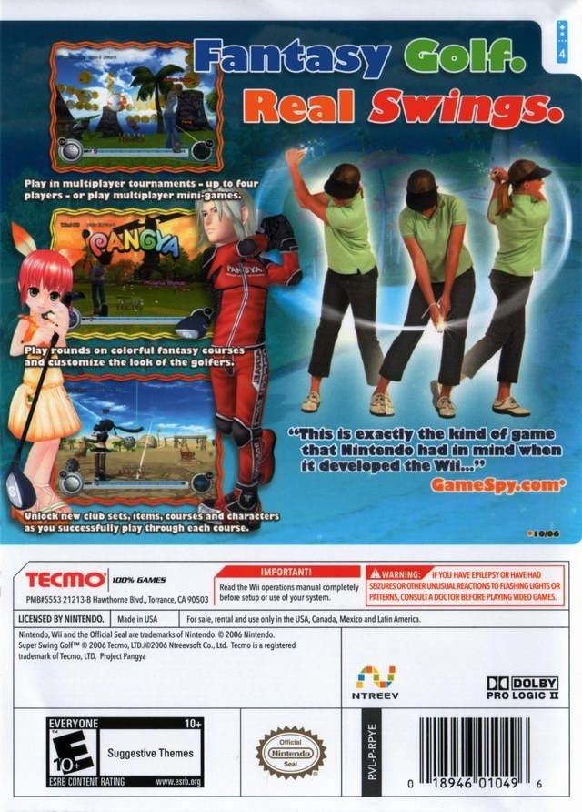 Capa do jogo Super Swing Golf