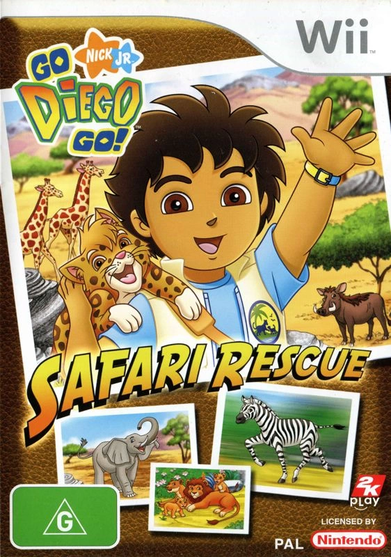 Capa do jogo Go, Diego, Go! Safari Rescue