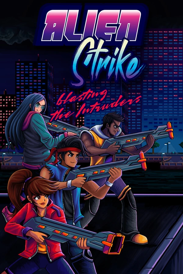 Capa do jogo Alien Strike: Blasting the Intruders