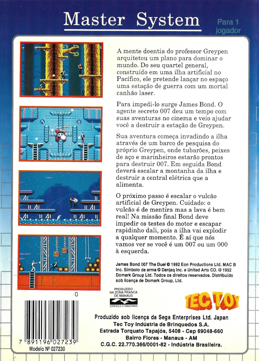 Capa do jogo James Bond 007: The Duel