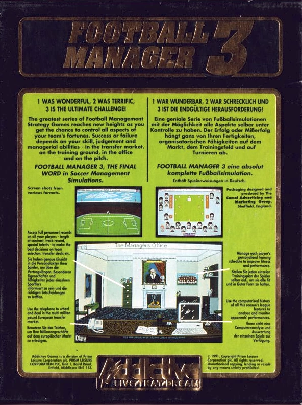 Football Manager 3 cover