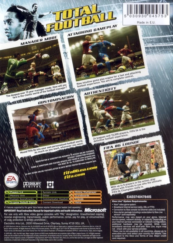 FIFA 06 cover