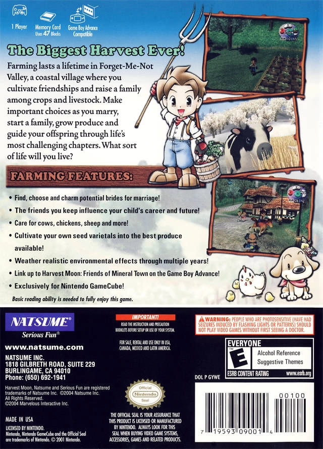 Harvest Moon: A Wonderful Life cover