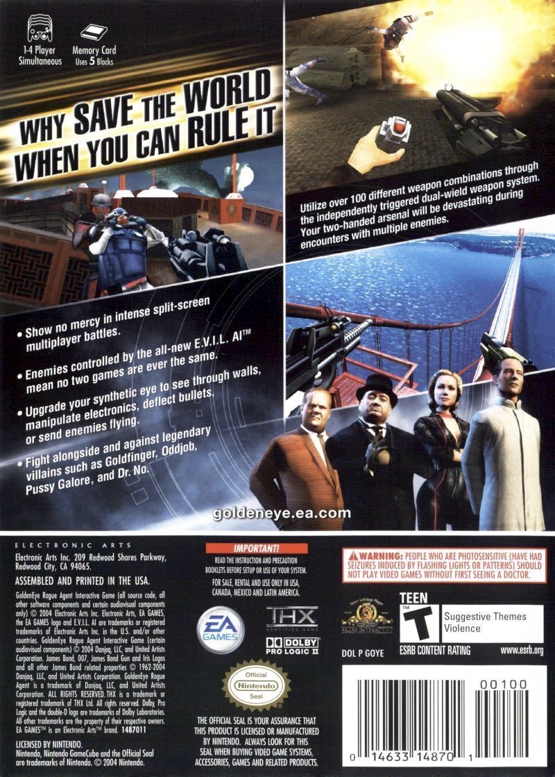 GoldenEye: Rogue Agent cover