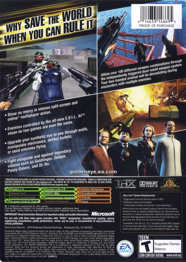 GoldenEye: Rogue Agent cover