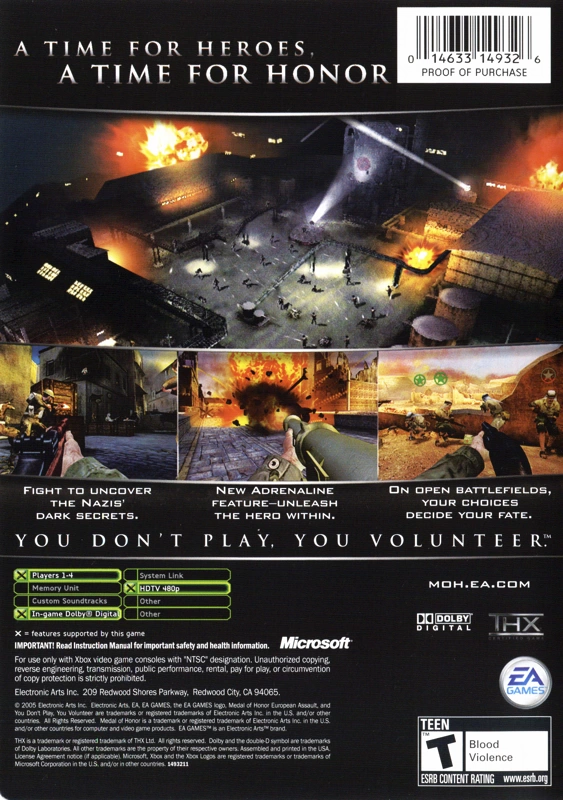 Medal of Honor: European Assault cover
