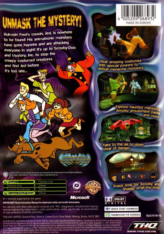 Scooby-Doo!: Unmasked cover