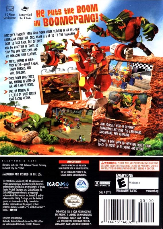 Ty the Tasmanian Tiger 2: Bush Rescue cover
